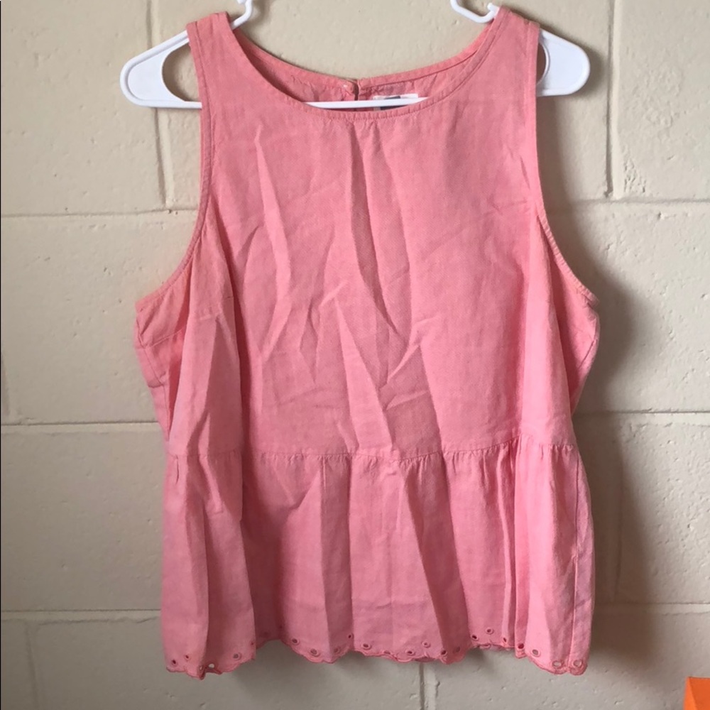 Sleeveless Pink Flouncy Summer Top